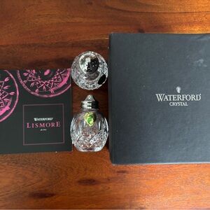 Waterford Lismore Salt and Pepper Set NEW